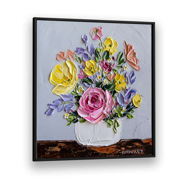 TEXTURED FLOWER STILL LIFE