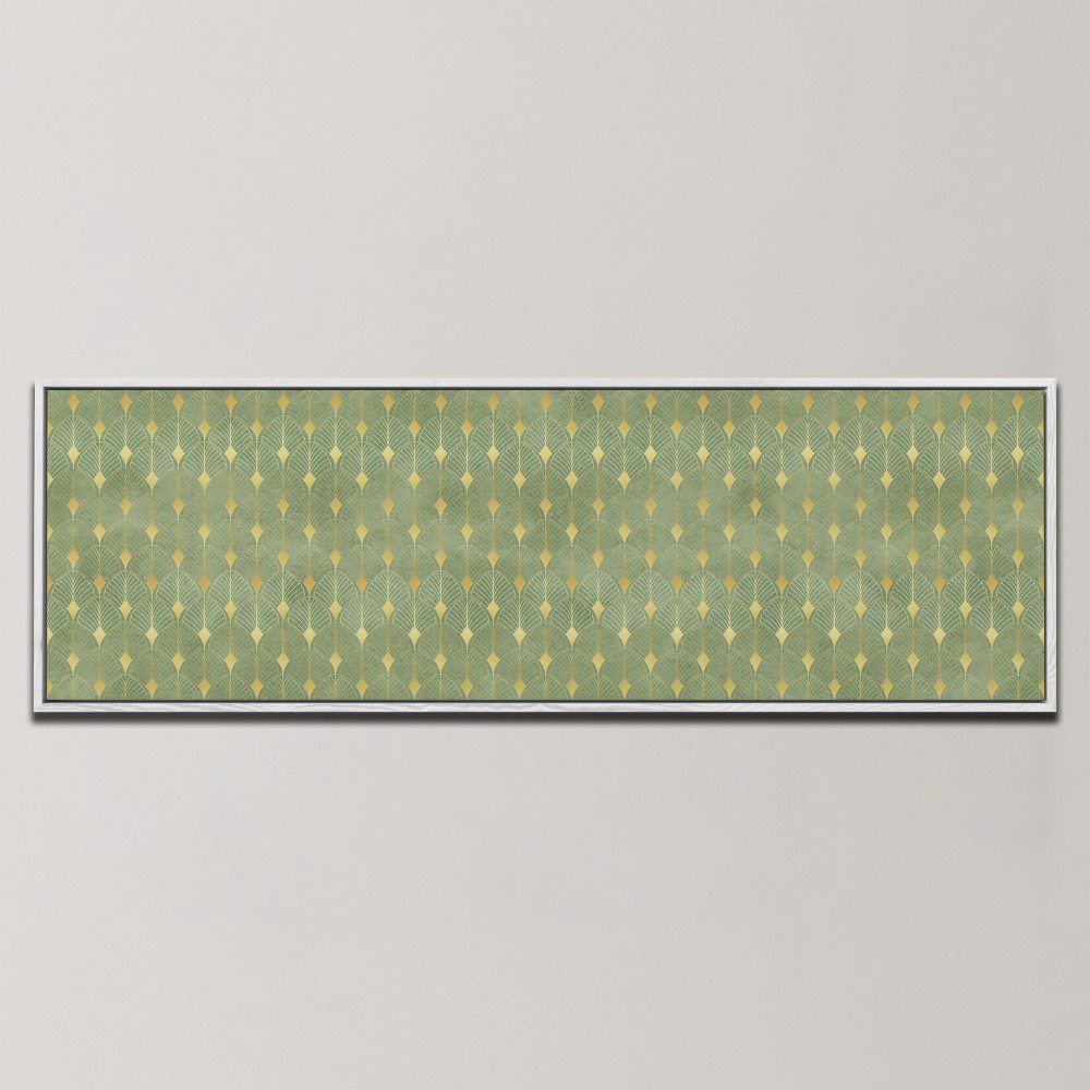 ART DECO GOLD PATTERN , PANORAMIC ART