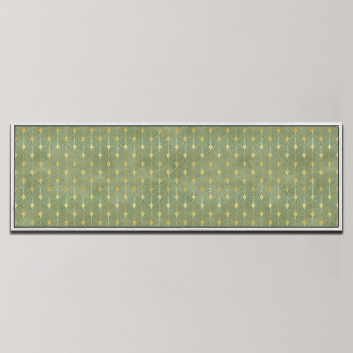 ART DECO GOLD PATTERN , PANORAMIC ART