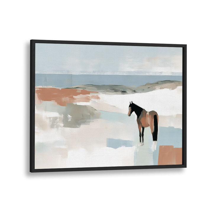 SOLITARY HORSE IN LANDSCAPE
