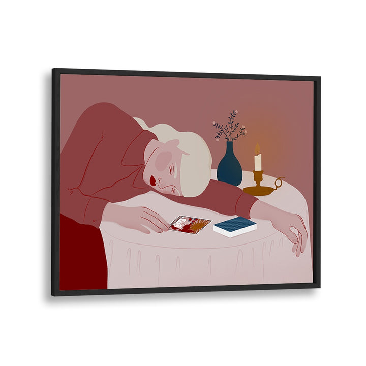 PENSIVE WOMAN CANDLELIGHT