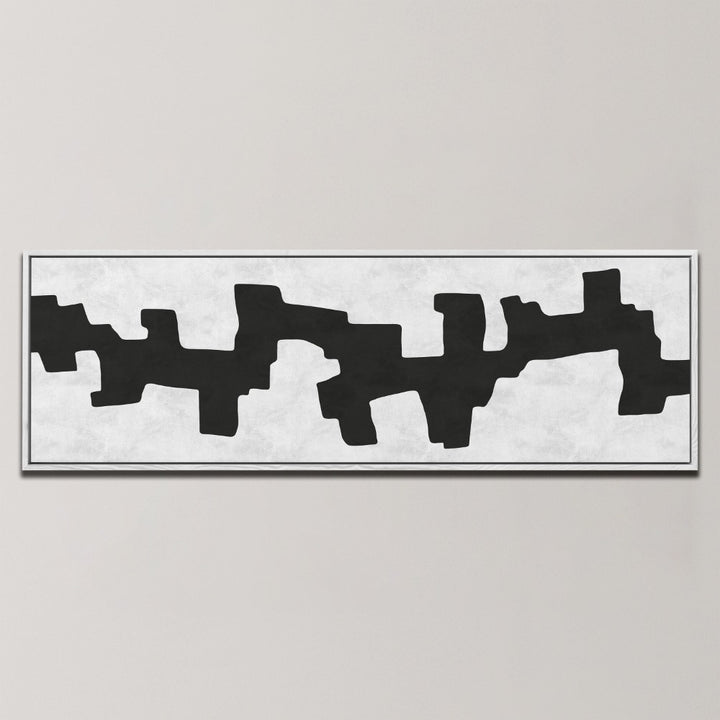 ABSTRACT GEOMETRIC FLOW , PANORAMIC ART