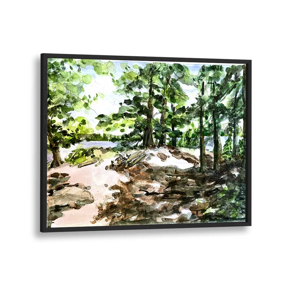 SUNLIT WOODLAND PATH