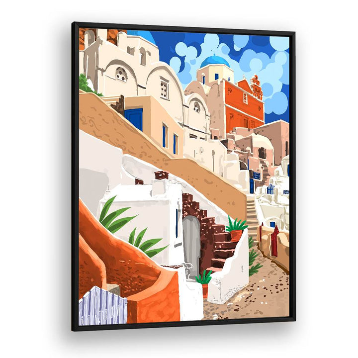 SANTORINI BLUE DOMES