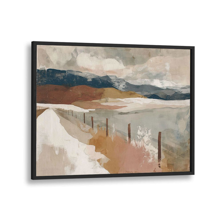 DESERT RANCH WITH DISTANT BUTTES