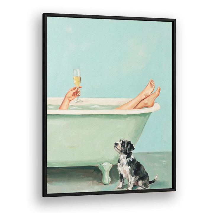 BATH TIME CHAMPAGNE DOG