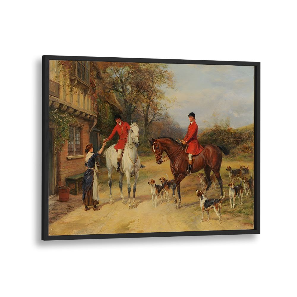 THE HUNTSMEN'S DEPARTURE