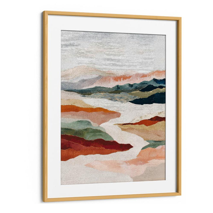 MOUNTAIN VALLEY WITH FLOWING RIVER