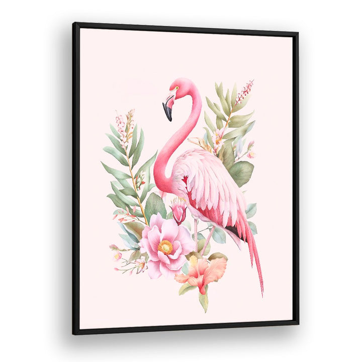 PINK FLAMINGO TROPICAL BLOOM