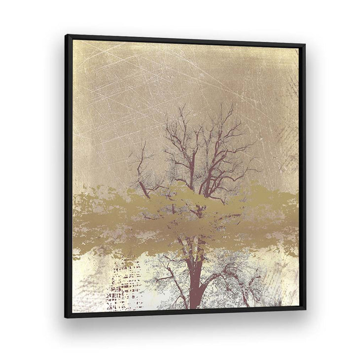 GOLDEN BARE TREE ABSTRACT