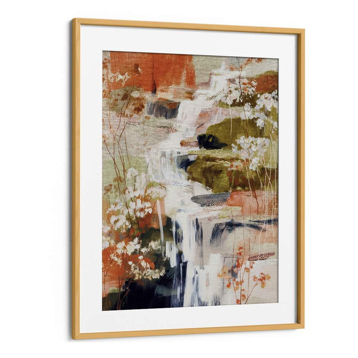LAYERED WATERFALL WITH FLORALS