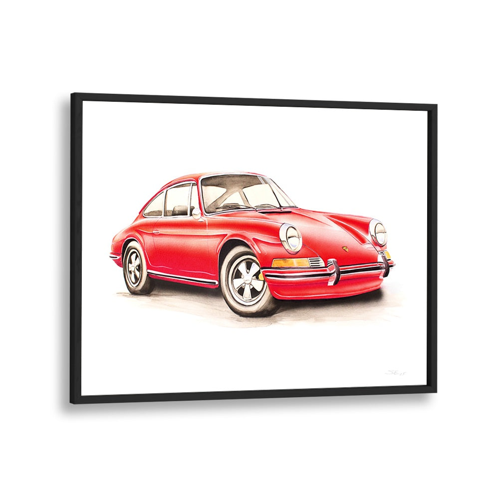 RED CLASSIC SPORTS CAR