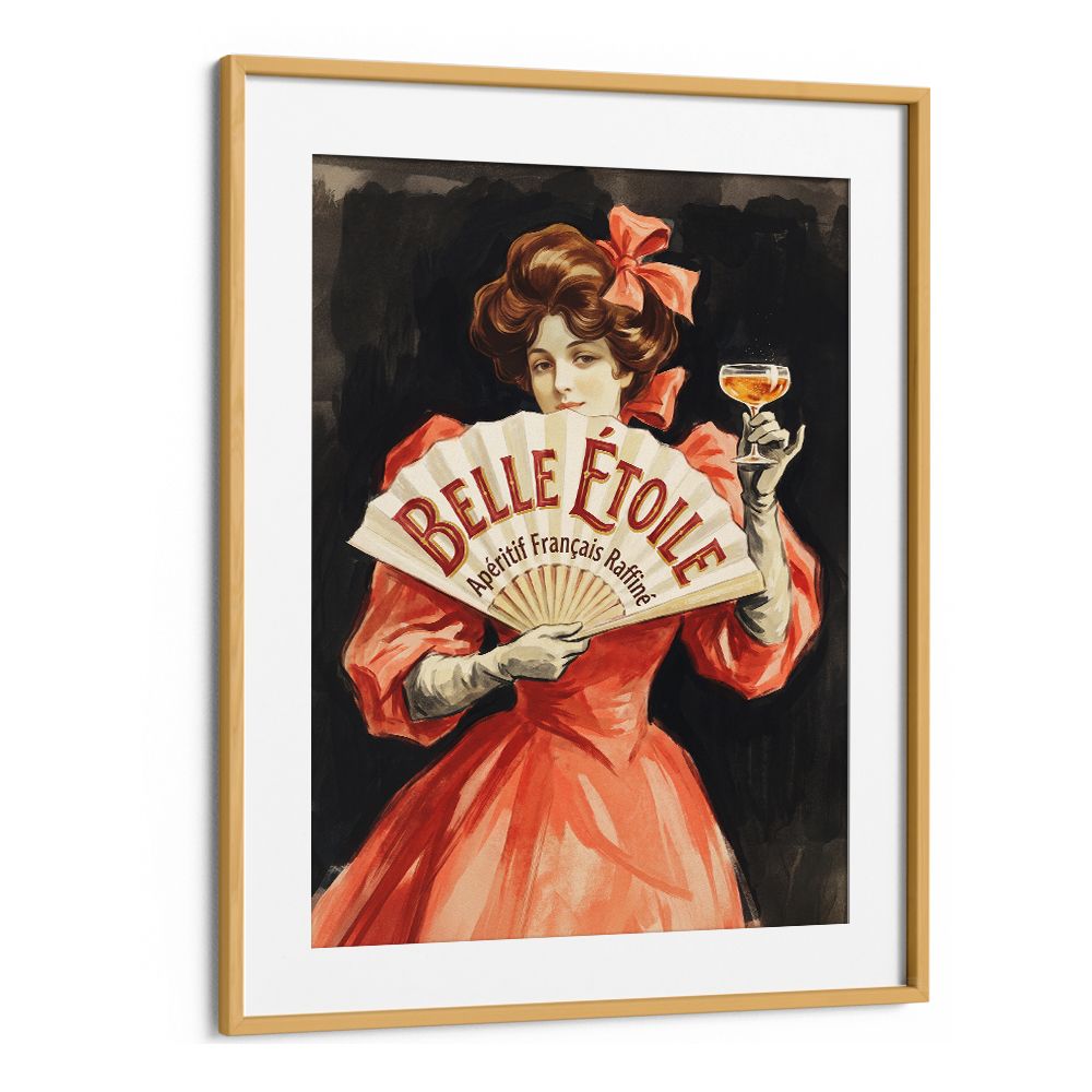 ELEGANT LADY WITH APERITIF