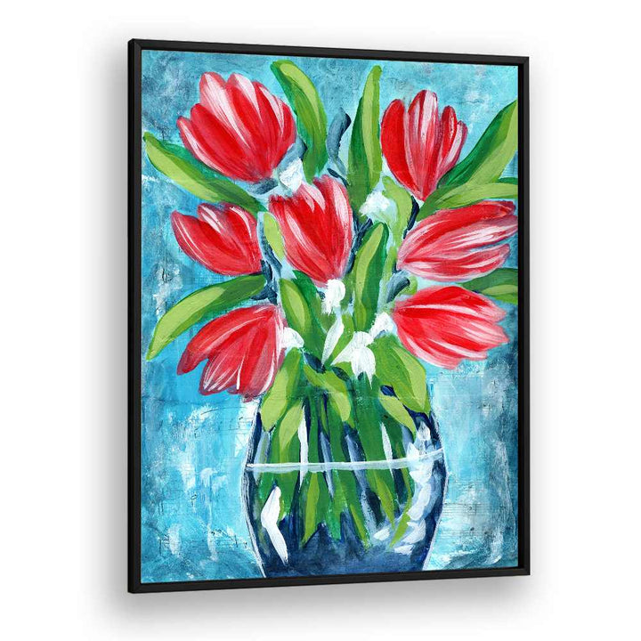 VIBRANT RED TULIPS