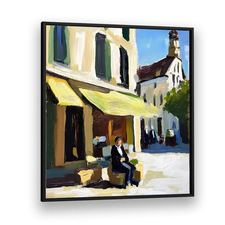 MAN AT SUNNY CAFE