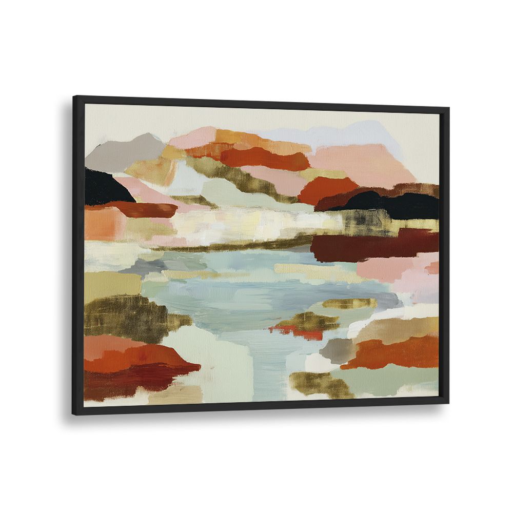 LAKE REFLECTION IN EARTH TONES