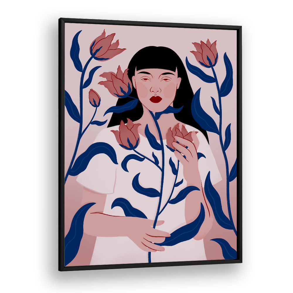 SERENE FLORAL PORTRAIT