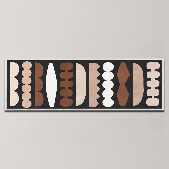 MODERN EARTHY SHAPES , PANORAMIC ART