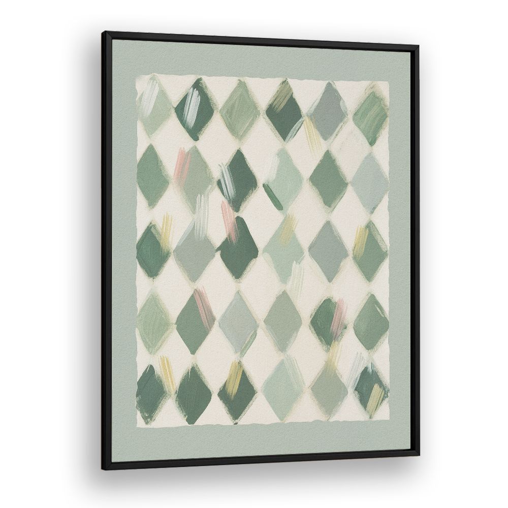 SOFT GREEN DIAMOND PATTERN