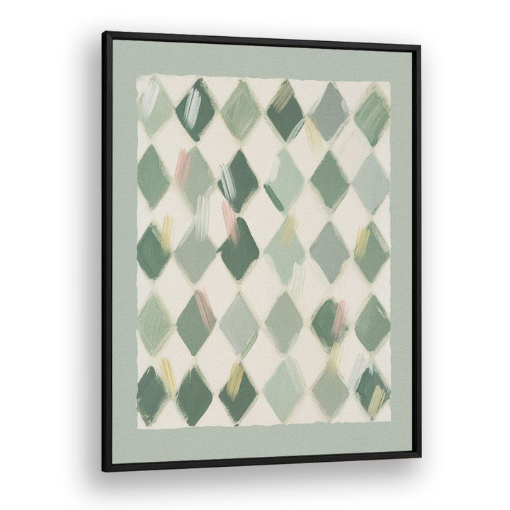 SOFT GREEN DIAMOND PATTERN