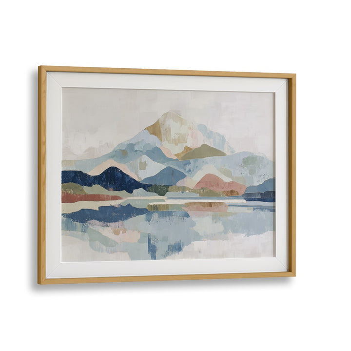 ADIRONDACK MOUNTAIN LAKE WINTER
