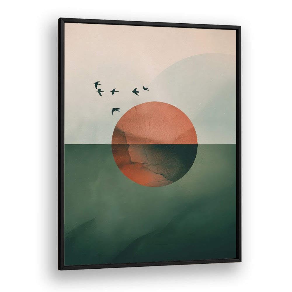 MINIMALIST SUNSET BIRDS