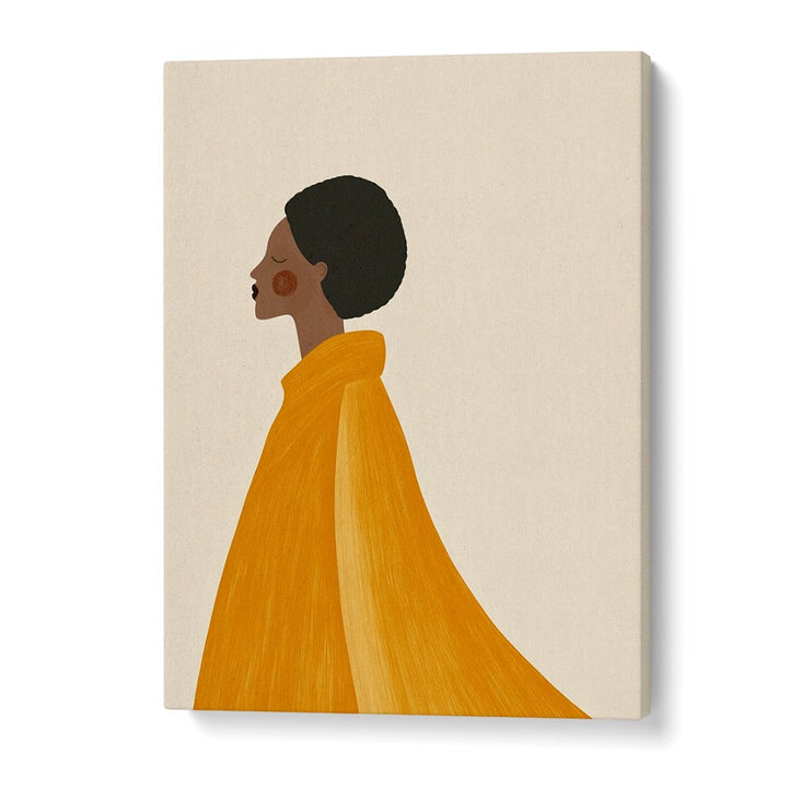 WOMAN IN YELLOW CAPE