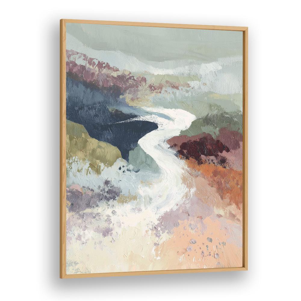WINDING RIVER THROUGH AUTUMN VALLEY