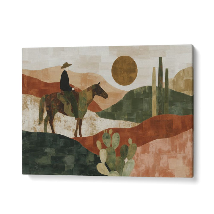 DESERT RIDER AT SUNSET