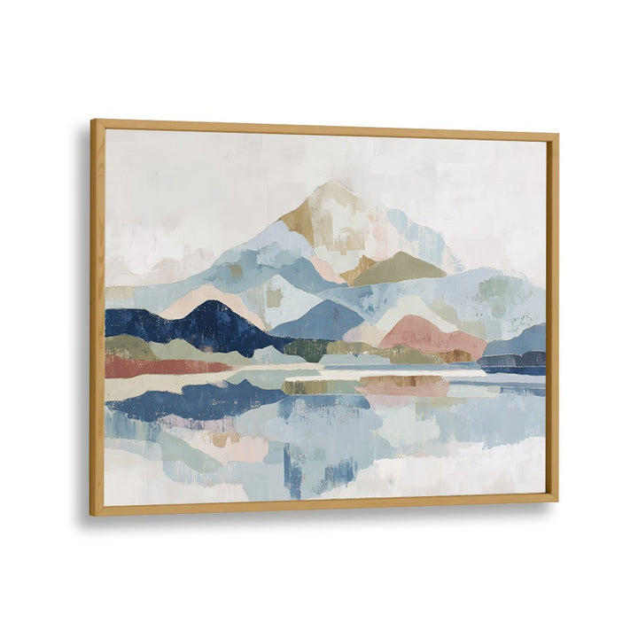 ADIRONDACK MOUNTAIN LAKE WINTER
