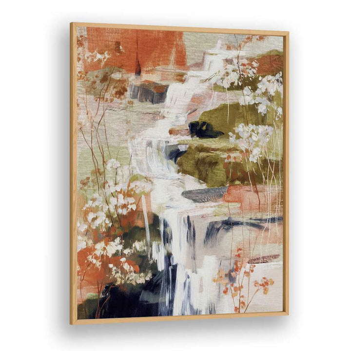 LAYERED WATERFALL WITH FLORALS