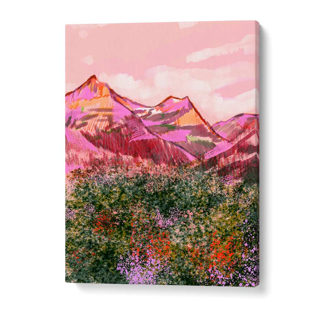 VIBRANT PINK MOUNTAINS