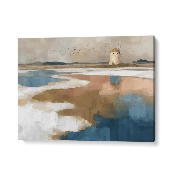 WINDMILL OVER SHALLOW WATERS