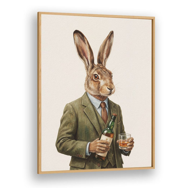 DAPPER HARE WITH WHISKEY