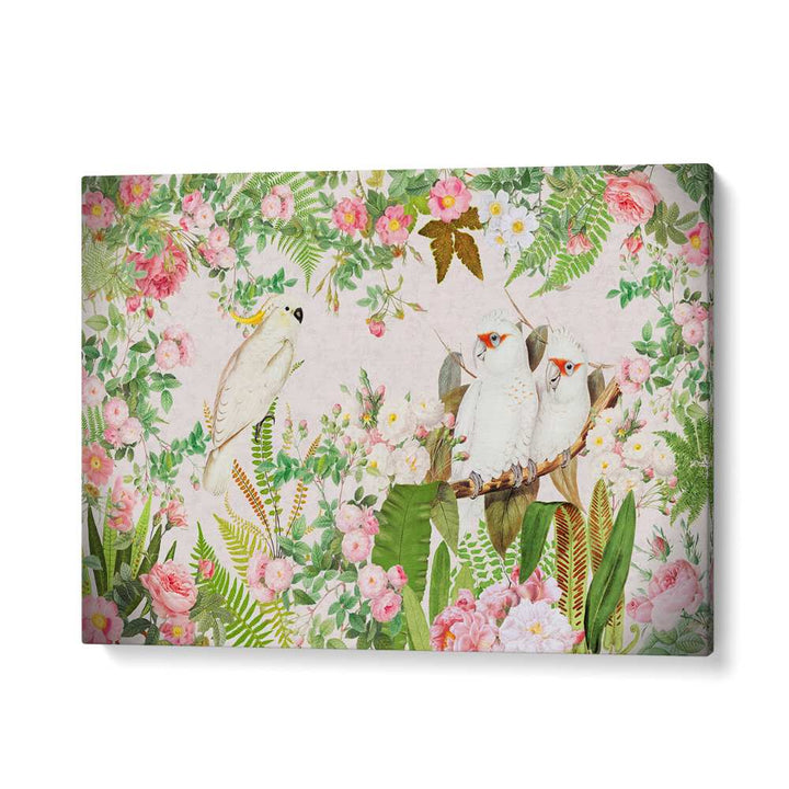 WHITE COCKATOOS GARDEN