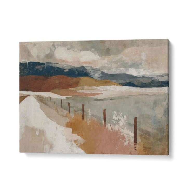 DESERT RANCH WITH DISTANT BUTTES