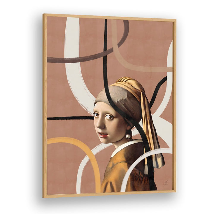 MODERN PEARL EARRING PORTRAIT