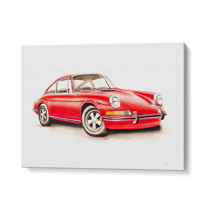 RED CLASSIC SPORTS CAR
