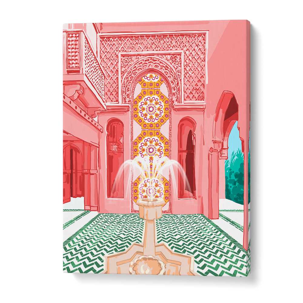 MOROCCAN COURTYARD FOUNTAIN