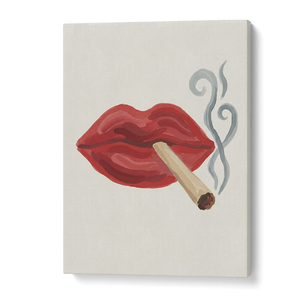 SMOKING RED LIPS