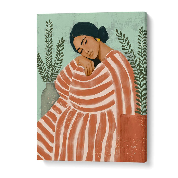 PEACEFUL WOMAN RESTING