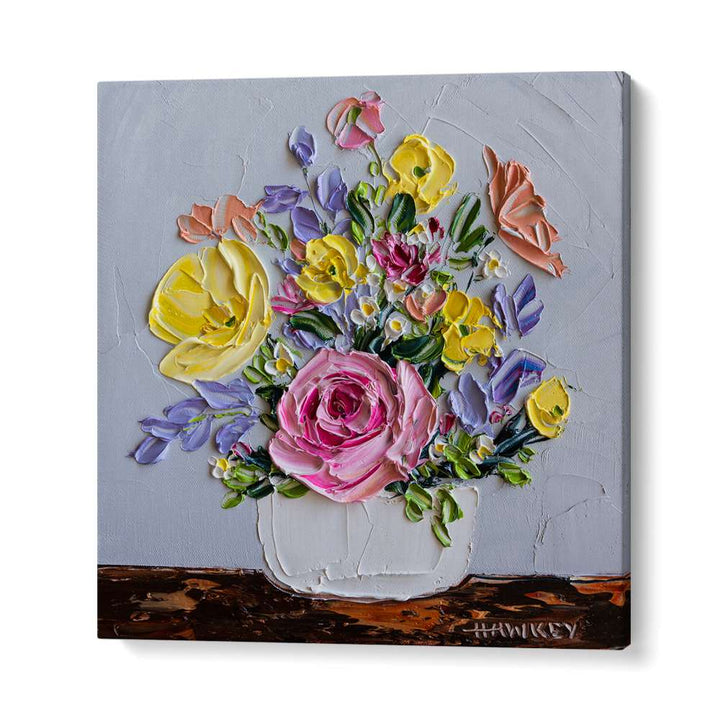 TEXTURED FLOWER STILL LIFE