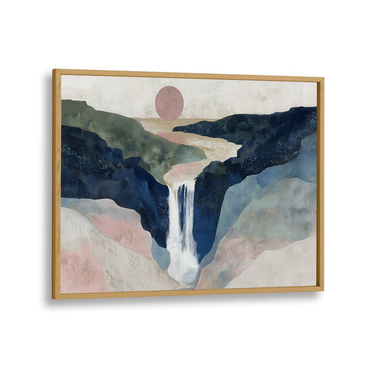 ABSTRACT WATERFALL LANDSCAPE