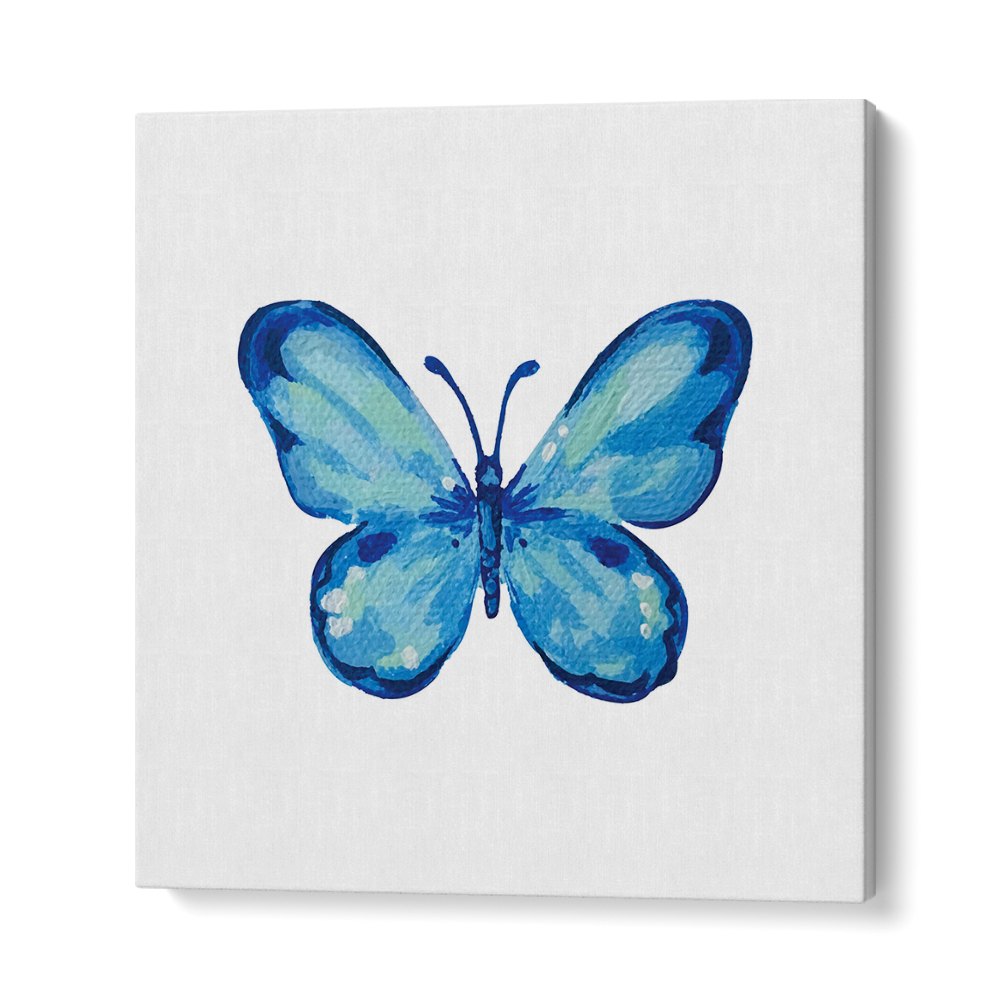 BLUE WATERCOLOR BUTTERFLY