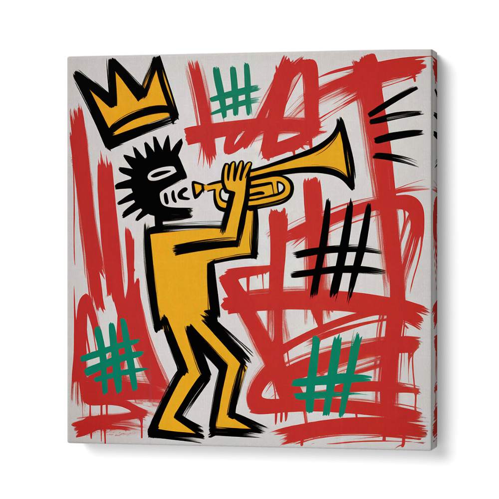 CROWNED JAZZ TRUMPETER