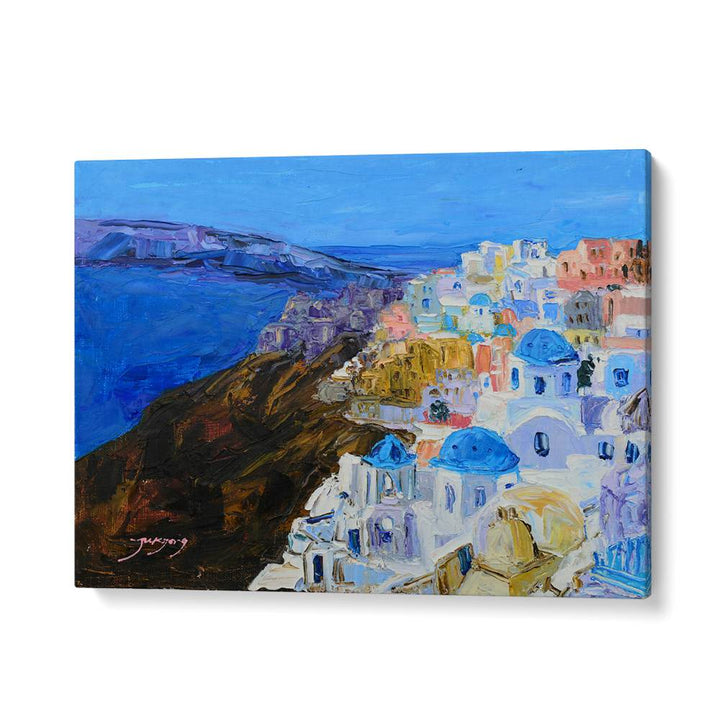 SANTORINI BLUE DOMES III