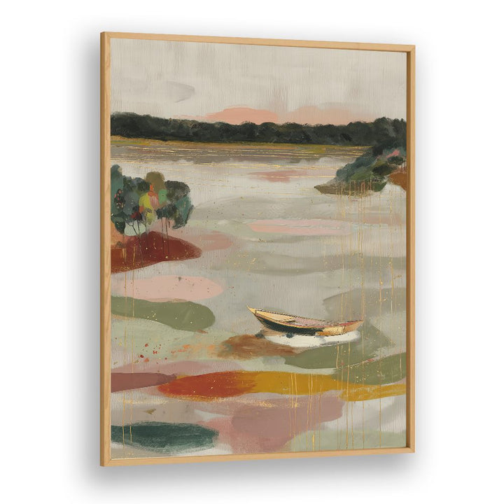 TRANQUIL BOAT ON STILL WATERS