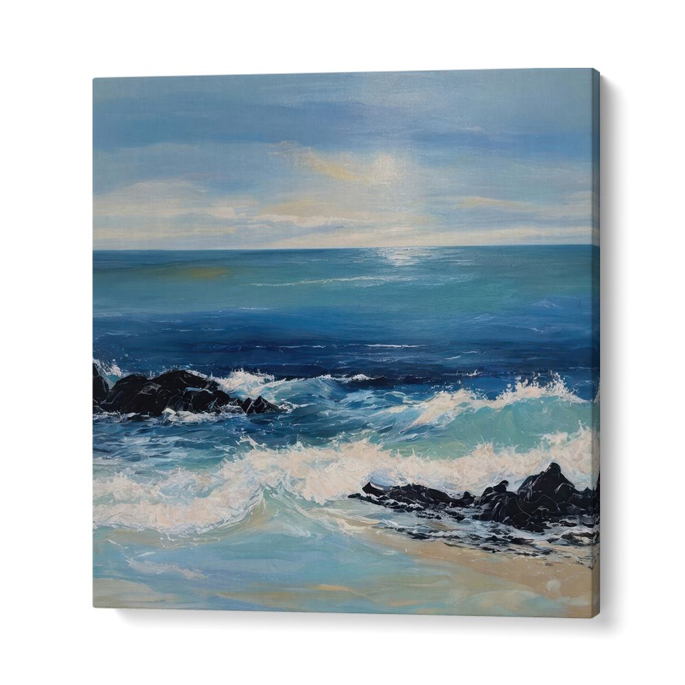 CRASHING OCEAN WAVES
