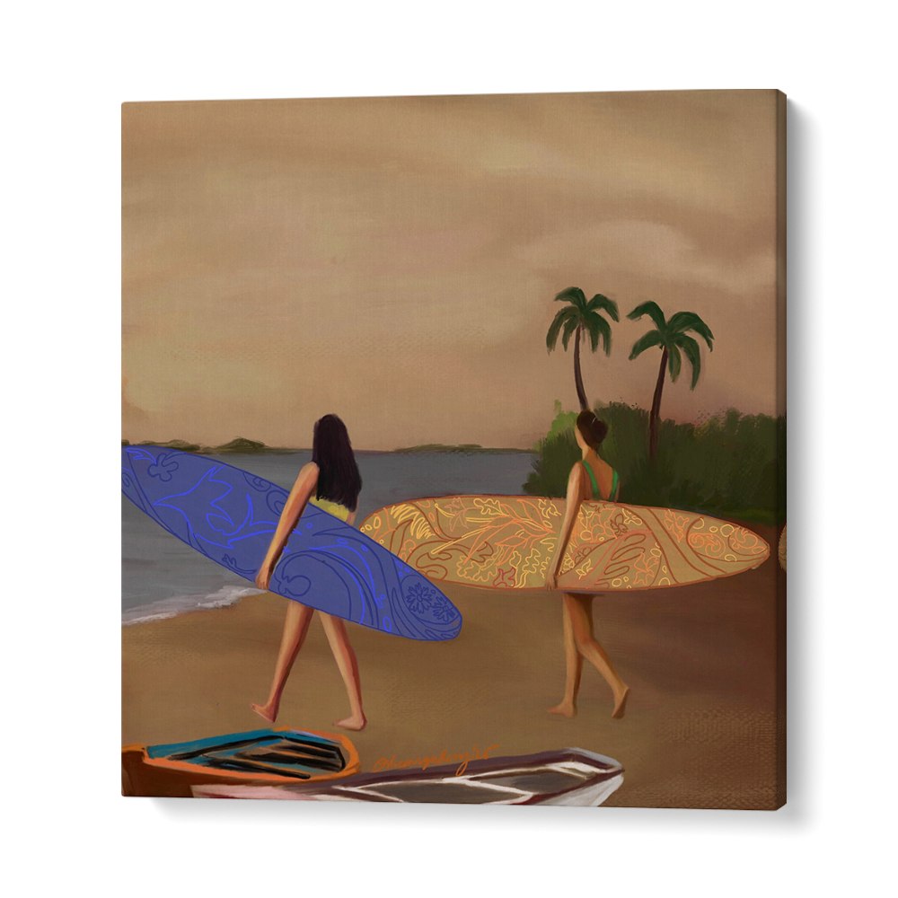 TROPICAL SURF SUNSET