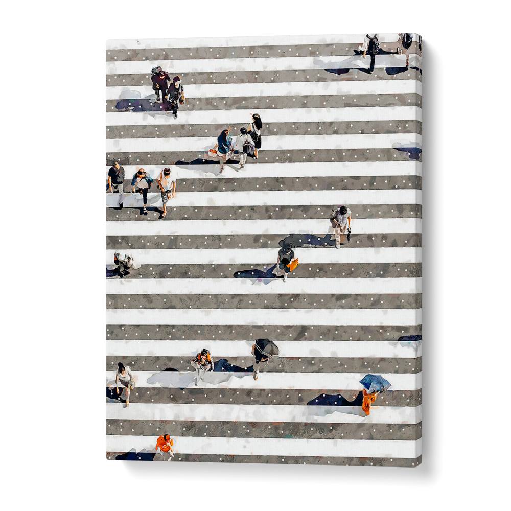 BUSY CITY CROSSWALK